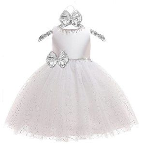 NWT Beautiful Sparkling Bling Rhinestone Sequins Christmas Or Flower Gir…